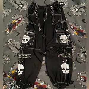 Tripp nyc super skull black/white pants